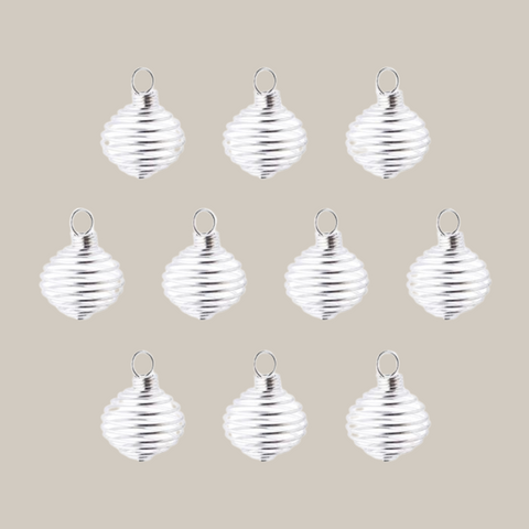 Wire Spiral Crystal Cage Holder