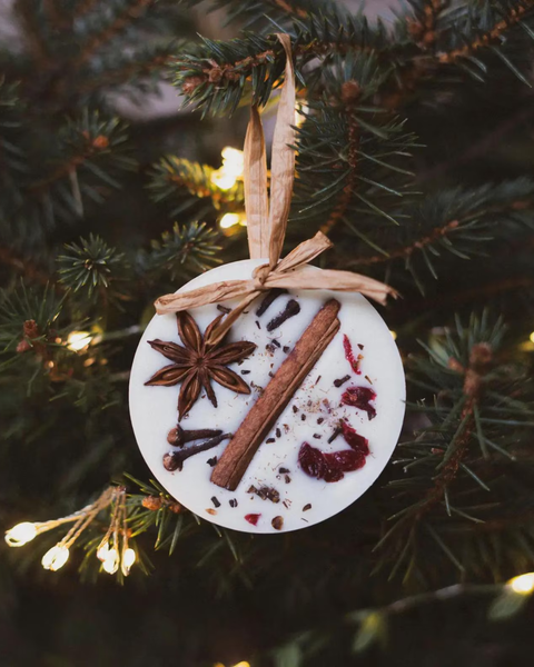 Scented Tree Wax Decorations - Set of 3