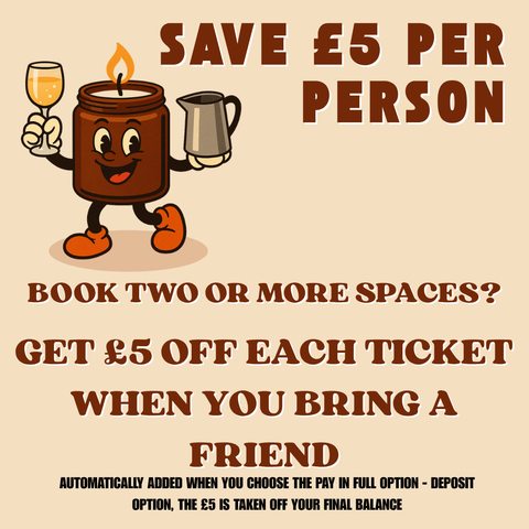 Wicks & Sips | 1st November