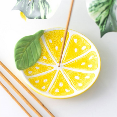 Lemon Slice Incense Holder