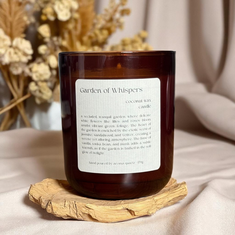 Garden of Whispers: Coconut Wax Candle