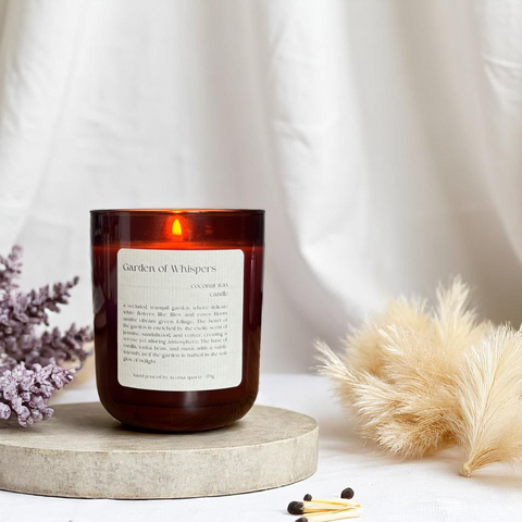Garden of Whispers: Coconut Wax Candle