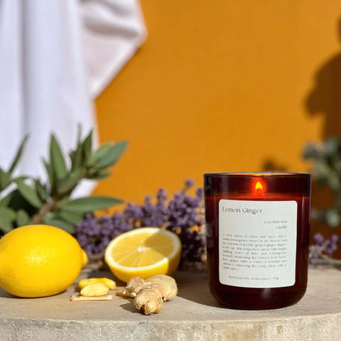 Lemon Ginger: Coconut Wax Candle