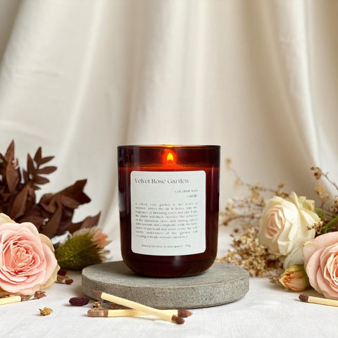 Velvet Rose Garden: Coconut Wax Candle