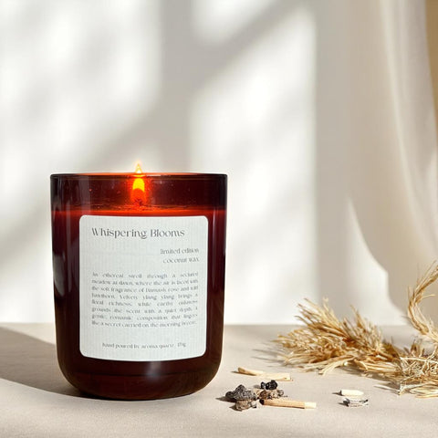 Whispering Blooms: Limited Edition Coconut Wax Candle