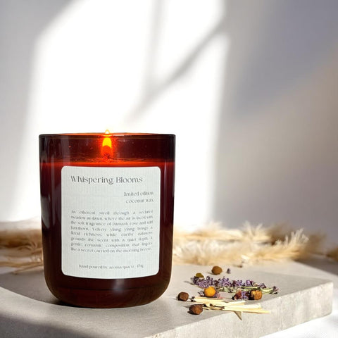 Whispering Blooms: Limited Edition Coconut Wax Candle