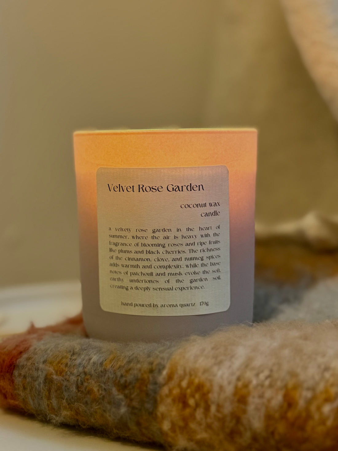 Velvet Rose Garden: Coconut Wax Candle