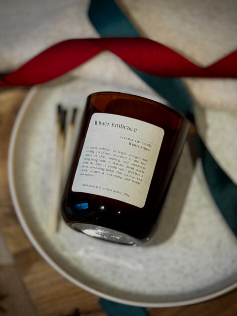 Winter Embrace: Limited Edition Coconut Wax Candle