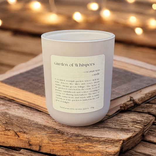 Garden of Whispers: Coconut Wax Candle