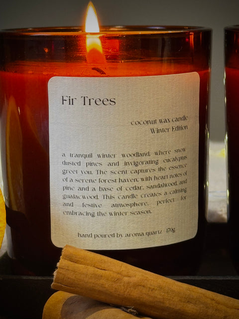 Fir Trees: Limited Edition Coconut Wax Candle