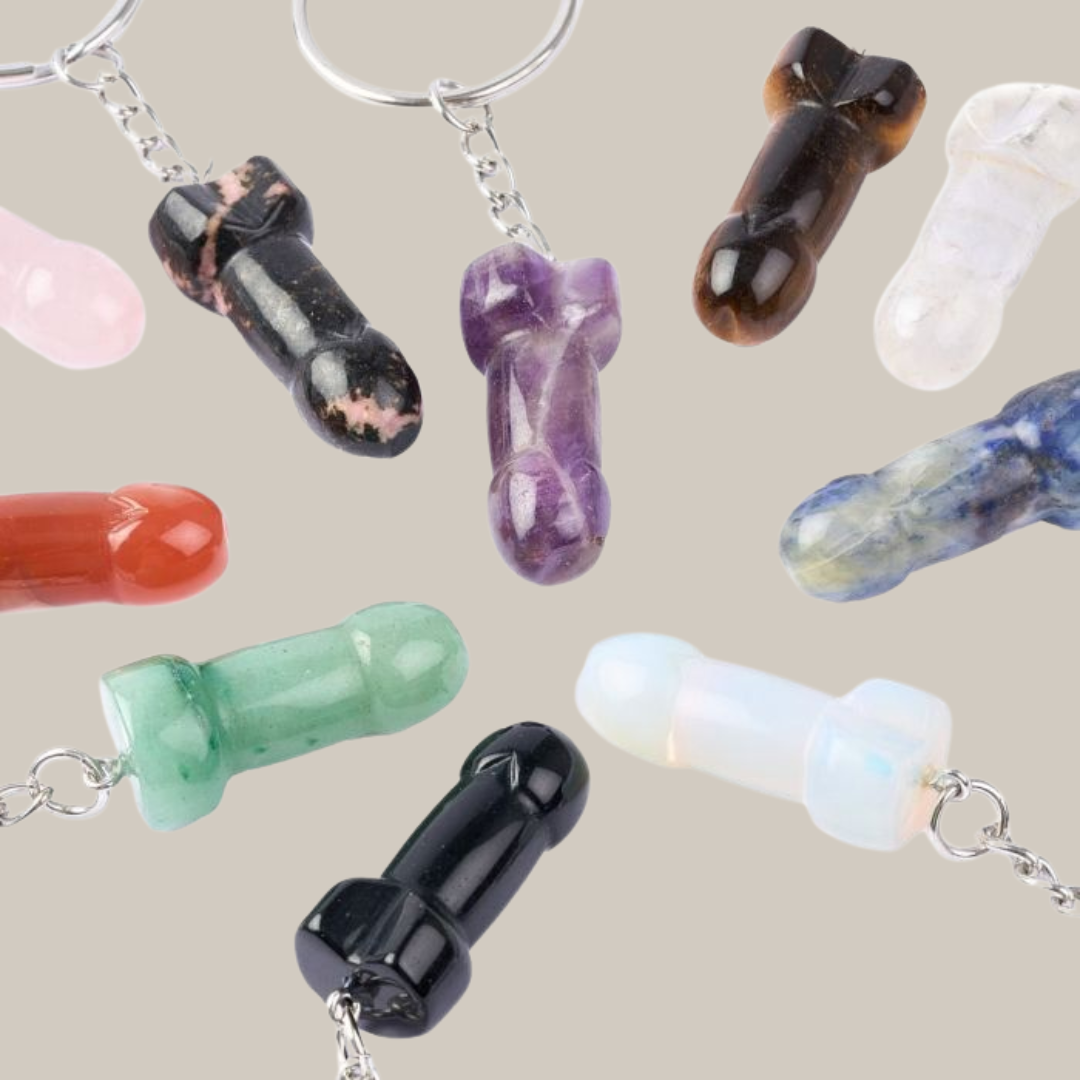 Penis Crystal Keyring - Lucky Dip