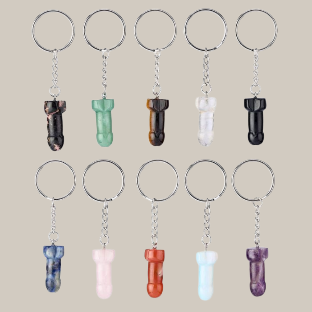 Penis Crystal Keyring - Lucky Dip