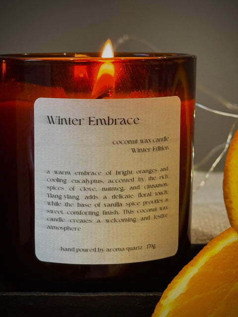 Winter Embrace: Limited Edition Coconut Wax Candle