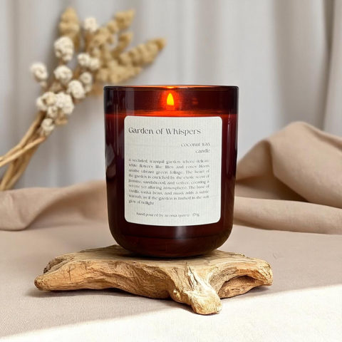Garden of Whispers: Coconut Wax Candle