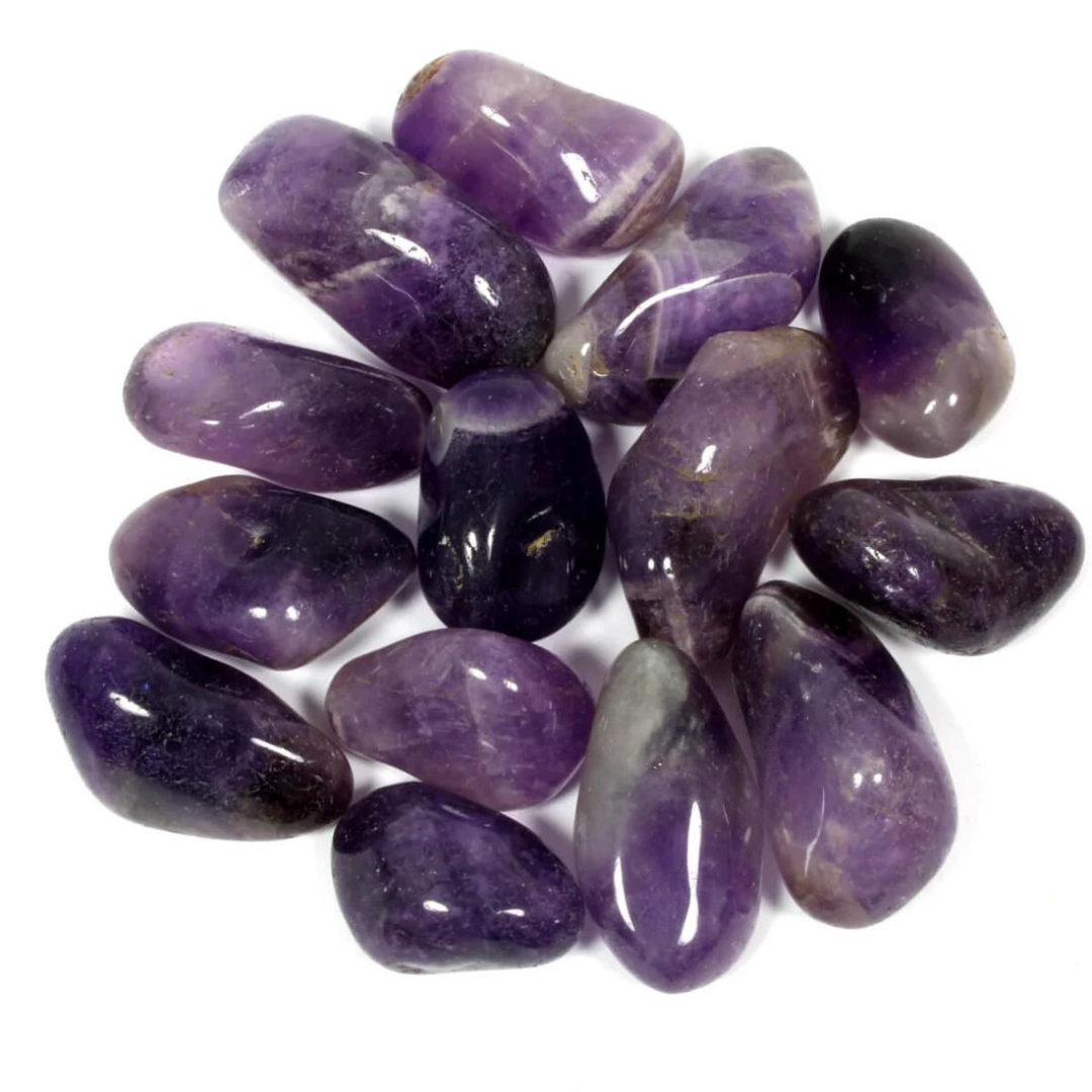 Amethyst Tumble Stone | Polished Pocket Crystal