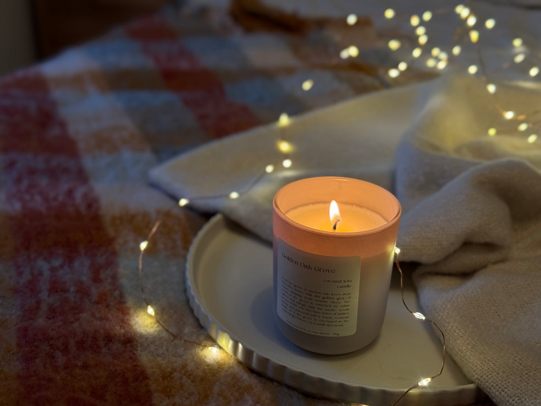 Golden Oak Grove: Coconut Wax Candle