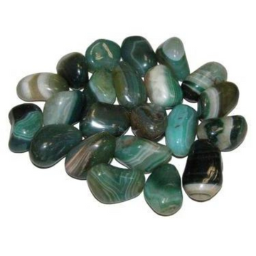 Green Agate Tumble Stones | Polished Pocket Crystal