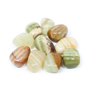 Green Onyx Tumble Stone | Polished Pocket Crystal