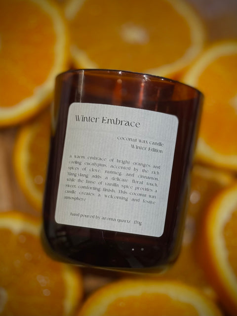 Winter Embrace: Limited Edition Coconut Wax Candle
