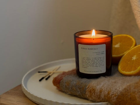 Winter Embrace: Limited Edition Coconut Wax Candle