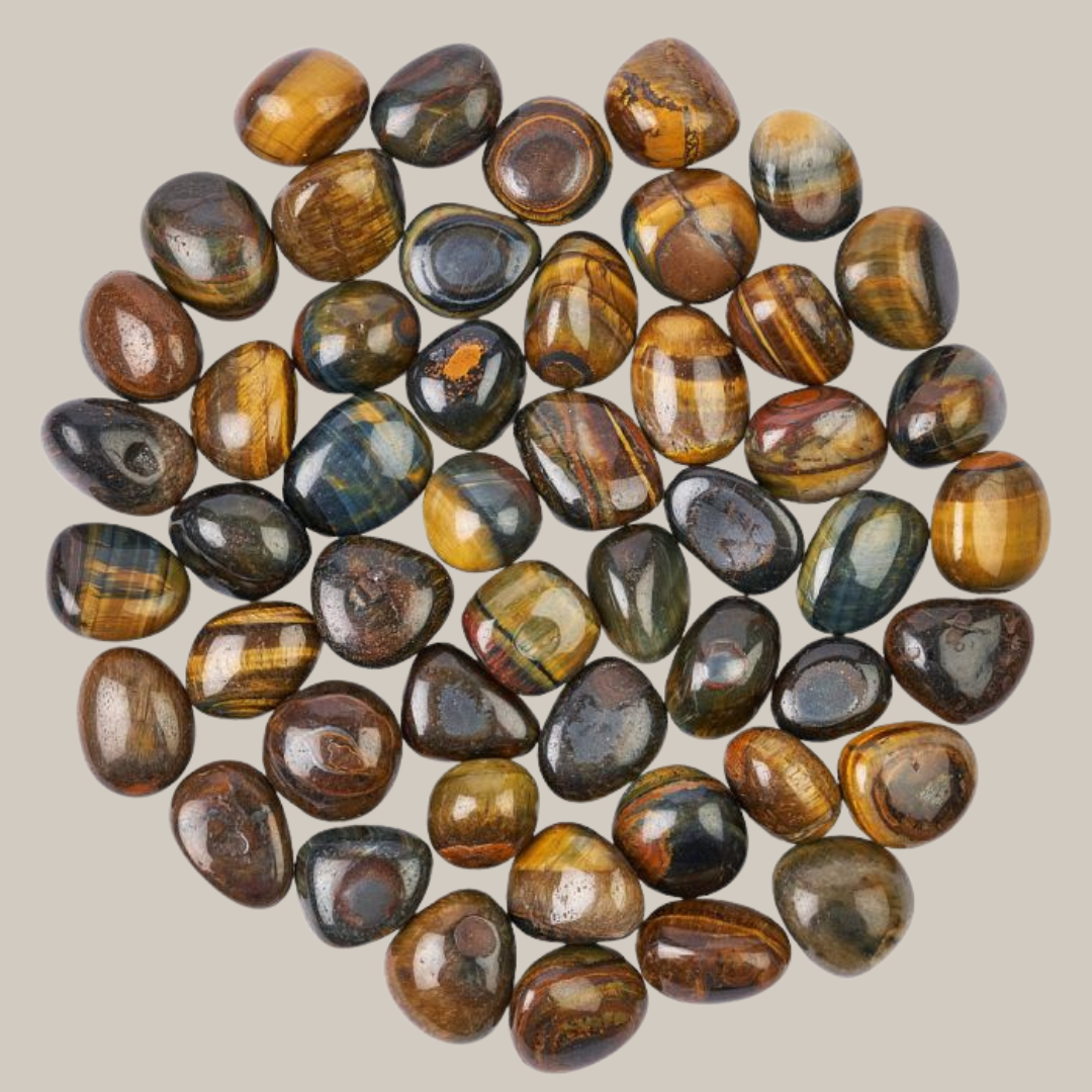 Gold Tigers Eye Crystal Tumblestone