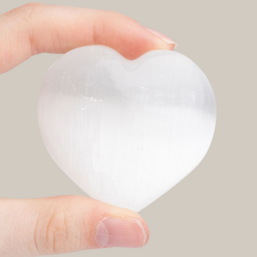 Small Selenite Heart 45-50mm