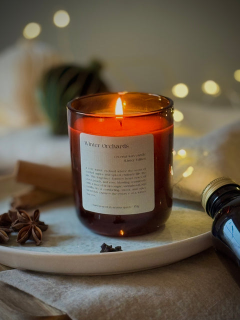 Winter Orchards: Limited Edition Coconut Wax Candle
