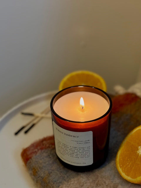 Winter Embrace: Limited Edition Coconut Wax Candle