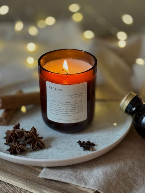 Fir Trees: Limited Edition Coconut Wax Candle