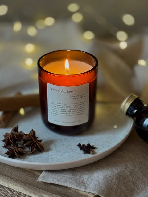 Winter Orchards: Limited Edition Coconut Wax Candle