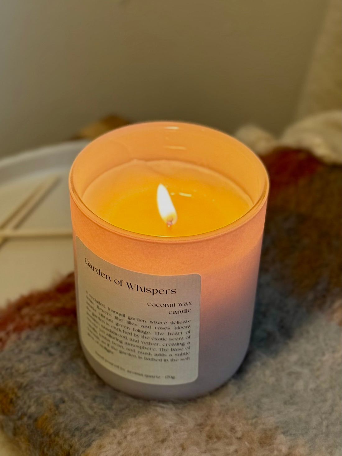 Garden of Whispers: Coconut Wax Candle