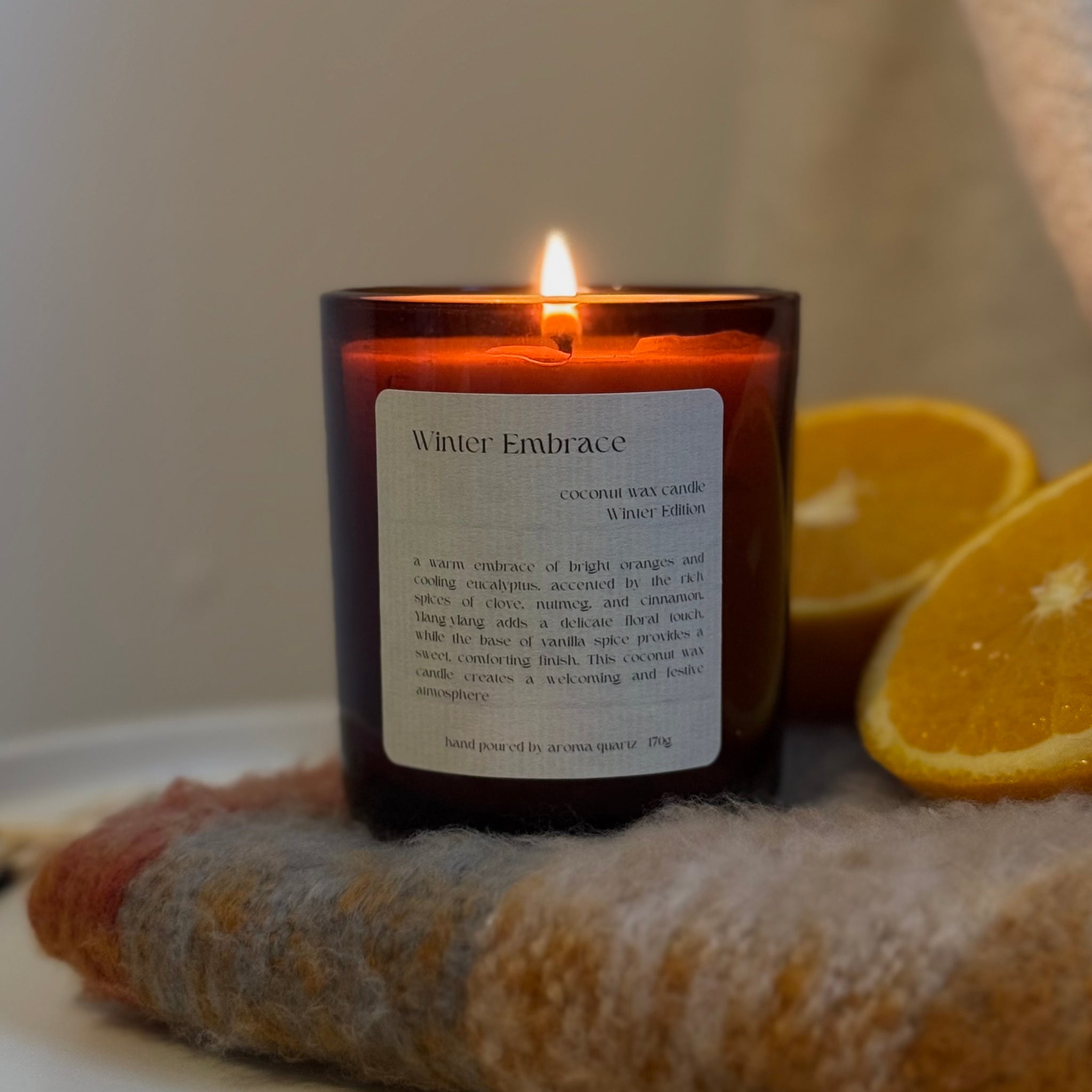 Winter Embrace: Limited Edition Coconut Wax Candle