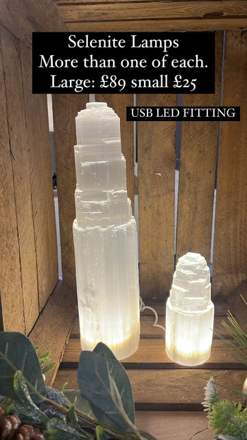 Selenite LED lamps