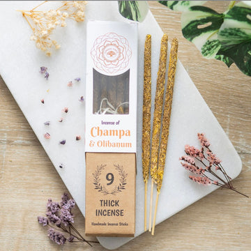 Champa & Olibanum Luxury Hand Rolled Incense