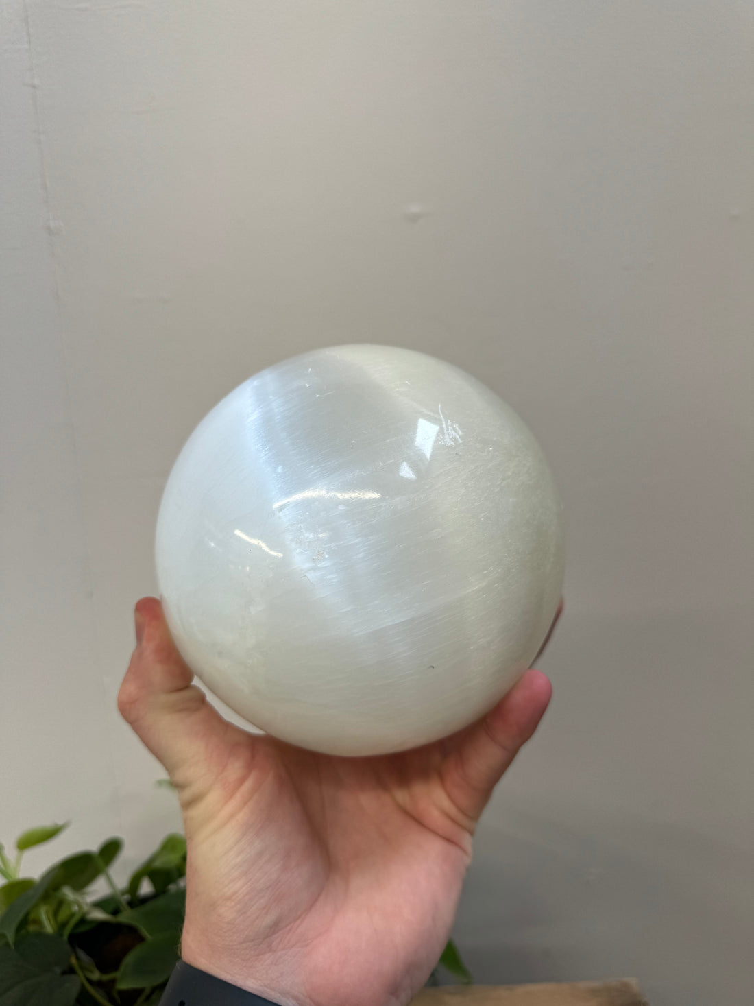 Large Selenite Sphere