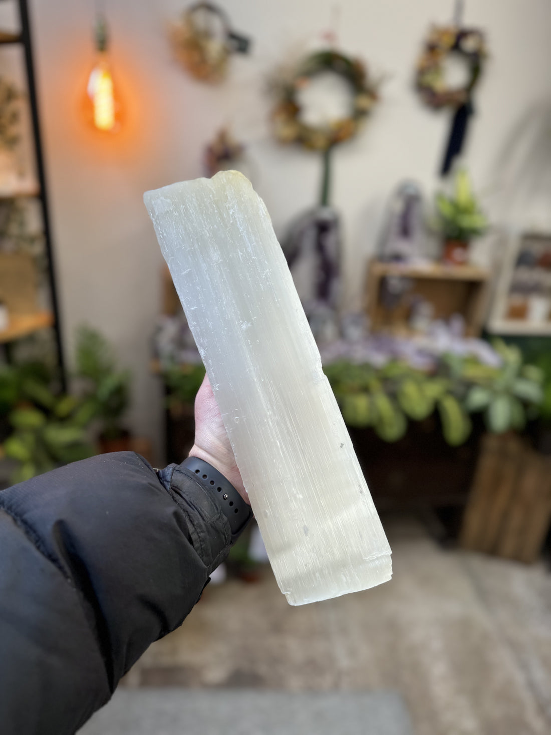 Large Raw Selenite Log/Stick SEL1023