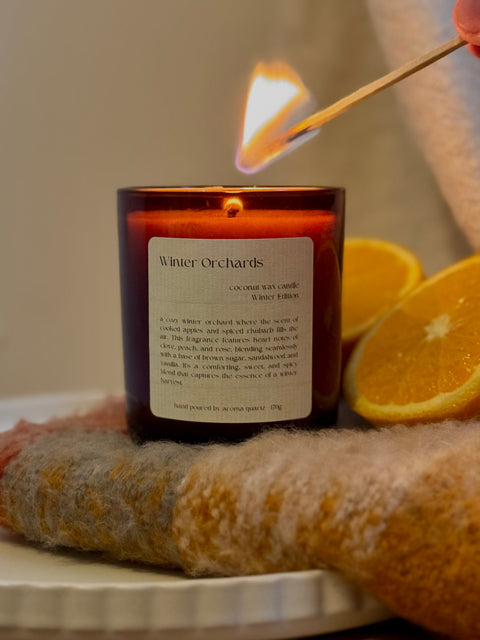 Winter Orchards: Limited Edition Coconut Wax Candle