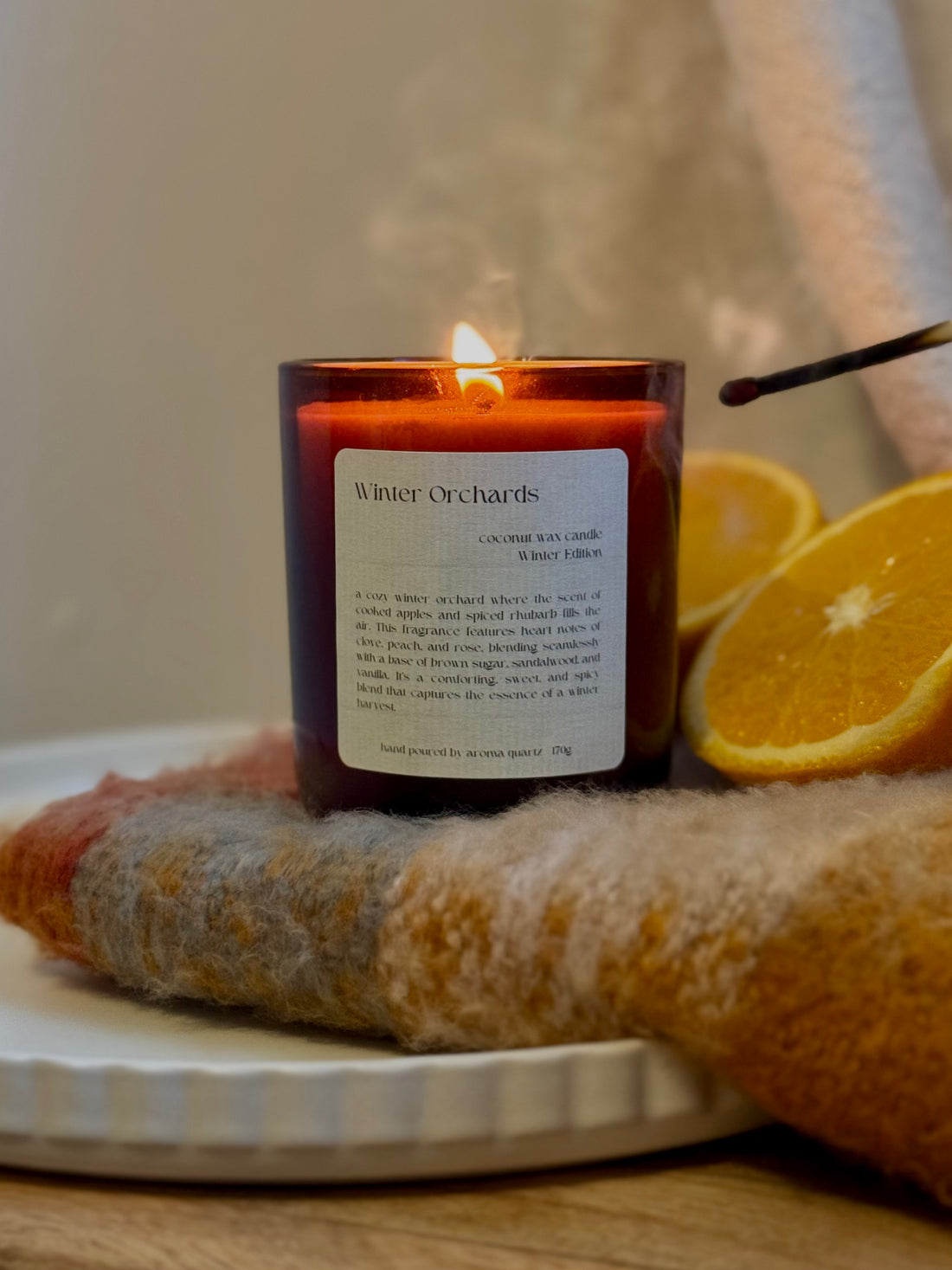 Winter Orchards: Limited Edition Coconut Wax Candle