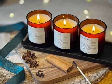 Winter Candle Trio + Free Exclusive Clementine & Cranberry Melts