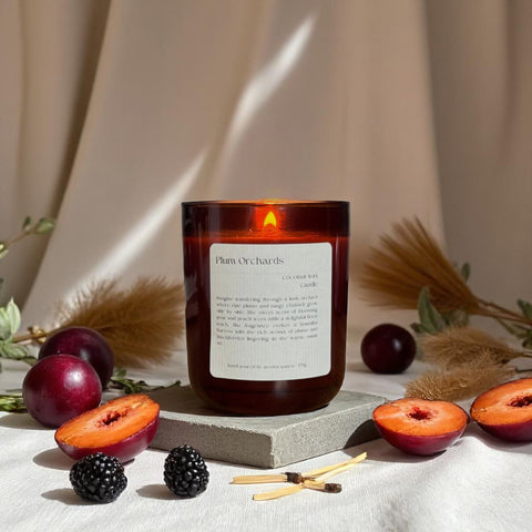 Plum Orchards : Coconut Wax Candle