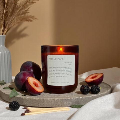 Plum Orchards : Coconut Wax Candle
