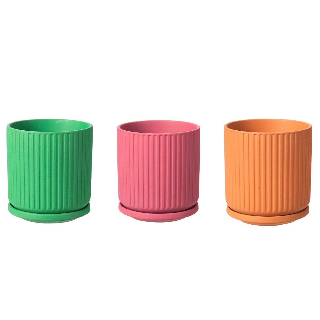 Bright Ceramic Plant Pots