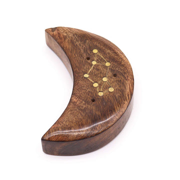 Star Constellation Moon Shaped Incense Holder