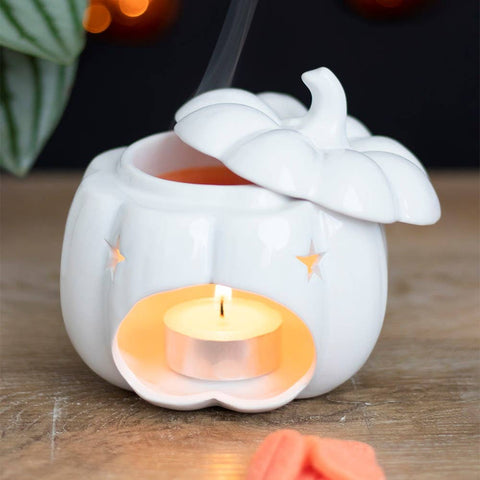 White Pumpkin Oil Burner [PRE-ORDER]